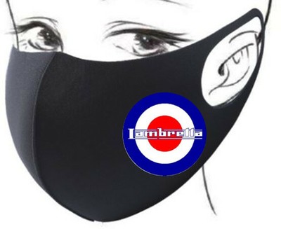 Face Mask Washable Reusable Facemask Fabric Cover Covering Lambretta Scooter New Ebay