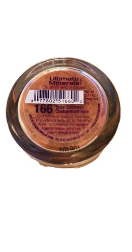 WET N WILD ULTIMATE MINERALS LOOSE POWDER BLUSH 166 ROSE SHIMMER PINK HTF RARE - Picture 8 of 15