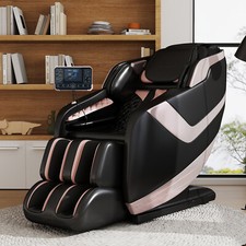 Full Body Zero Gravity Massage Chair Dual Core S-Track Recliner Heating,12 Modes