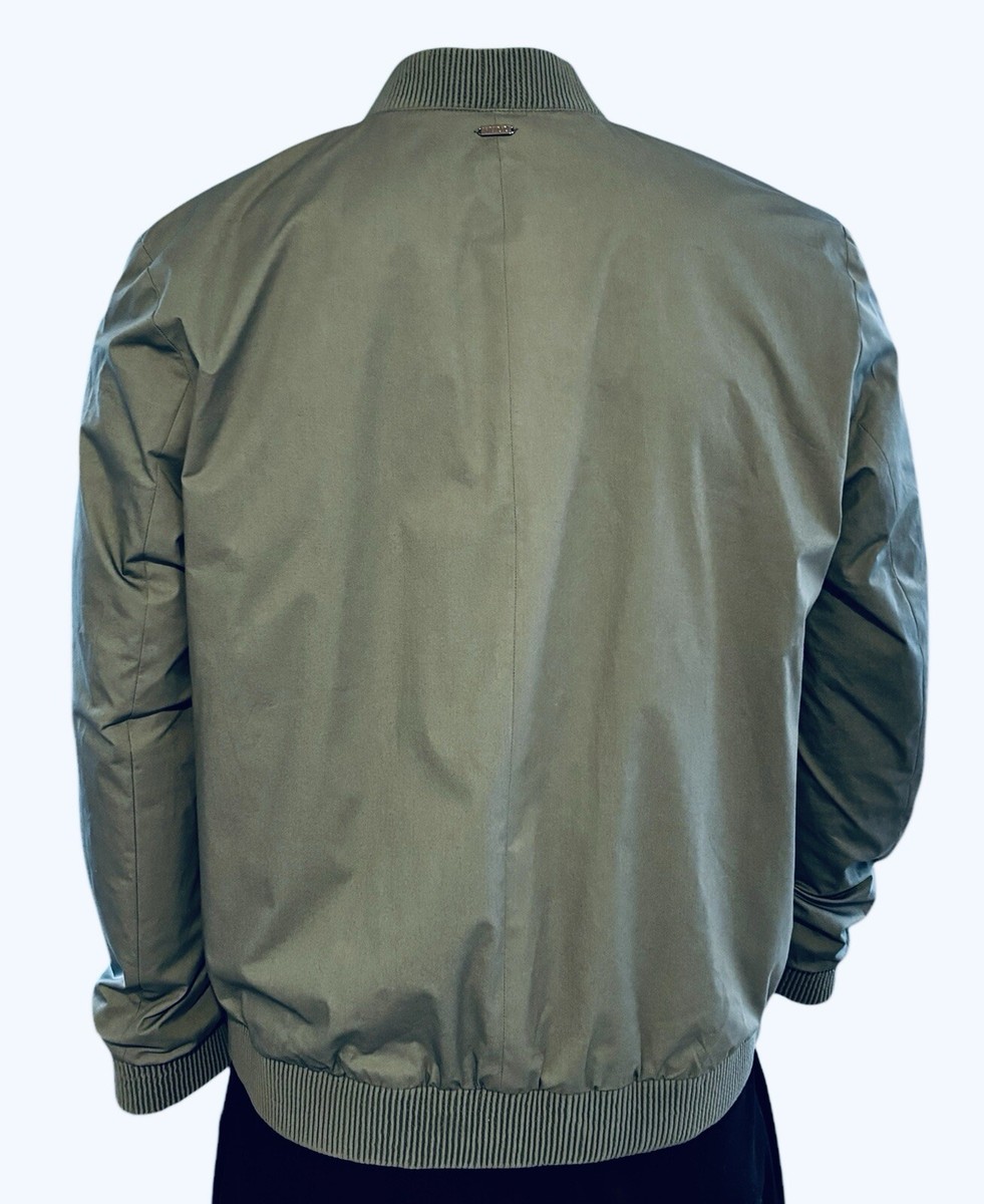 Hugo Boss Men's Ukashi Slim Fit Bomber Jacket Stretch Hugo Boss Men's Ukashi Slim Fit Bomber Jacket Stretch