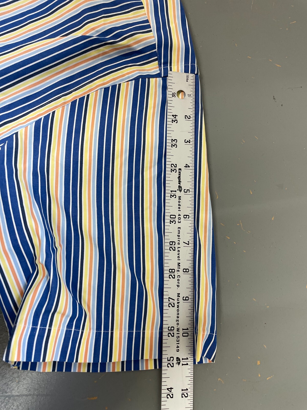 FAÇONNABLE Classique MEN’S Button Down BLUE STRIP… - image 11