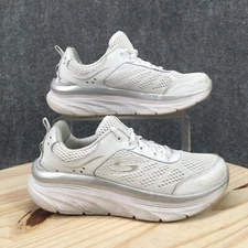 Skechers Shoes Womens 9 Relaxed Fit Dlux Walker Infinite Sneakers 149023 White