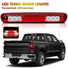 For 2007-2010 Chevrolet/GMC Chrome LED Third Brake Roof Cargo Stop Light Lamp