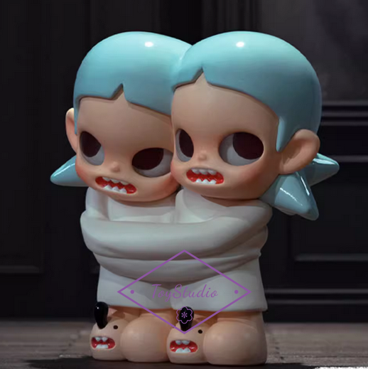 POPMART Zsiga Twins Series Confirmed Blind Box Figure Toys