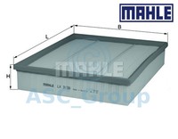 Mahle Luftfilter Einsatz OEM Ersatz (Motor Ansaugung) LX 3138