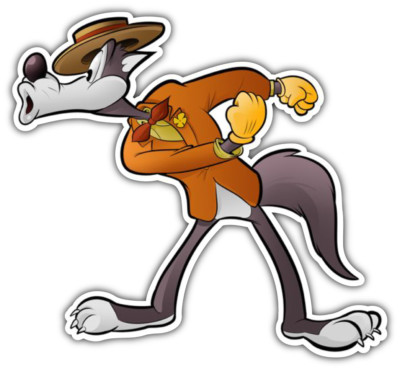 Steve Carroll Two Guys From Texas Cartoon Car Bumper Sticker Decal - 3'' or 5''
