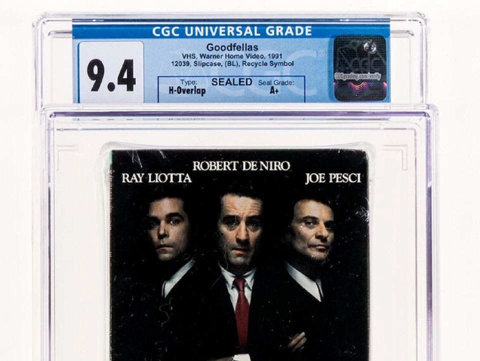 1990 Goodfellas VHS Video 1991 Print Scorsese Graded CGC 9.4 Sealed A+ Graded - Image 2 of 4