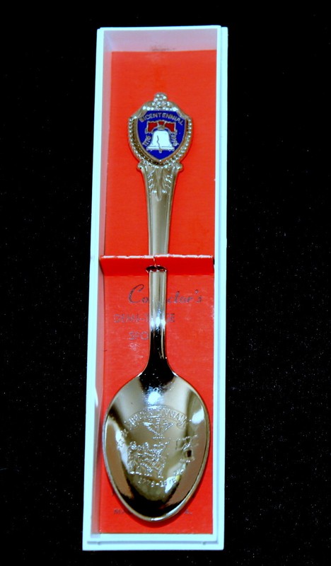 Vtg Bicentennial Demi Tasse Spoon NIB 1976 Liberty Bell Collectors Made USA