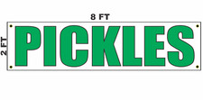 PICKLES Banner Sign 2x8