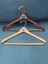 Lew Ritter Wooden Hangers Wishbone Los Angeles Beverly Hills Vintage Suit