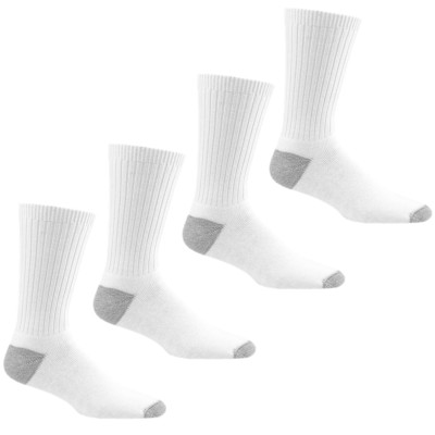 Mens NIKE 3 pair pack white cotton cushioned crew sport socks