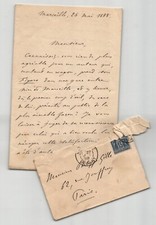 Eugène Manuel - DEUX LETTRES AUTOGRAPHES SIGNÉES À Philippe Gille - 1888 & 1899