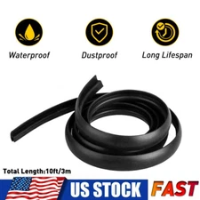 3 M Rubber Seal Strip Car Front Rear Side Window Trim Edge Moulding Weatherstrip