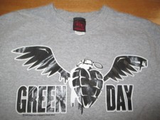 Cinder Block 2005 GREEN DAY Flying Grenade (Youth LG) Shirt Billy Joe Armstrong