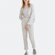 Madewell Heather Gray Jiminy Sweatpant  Dumbo Hoodie Set Size XS/S