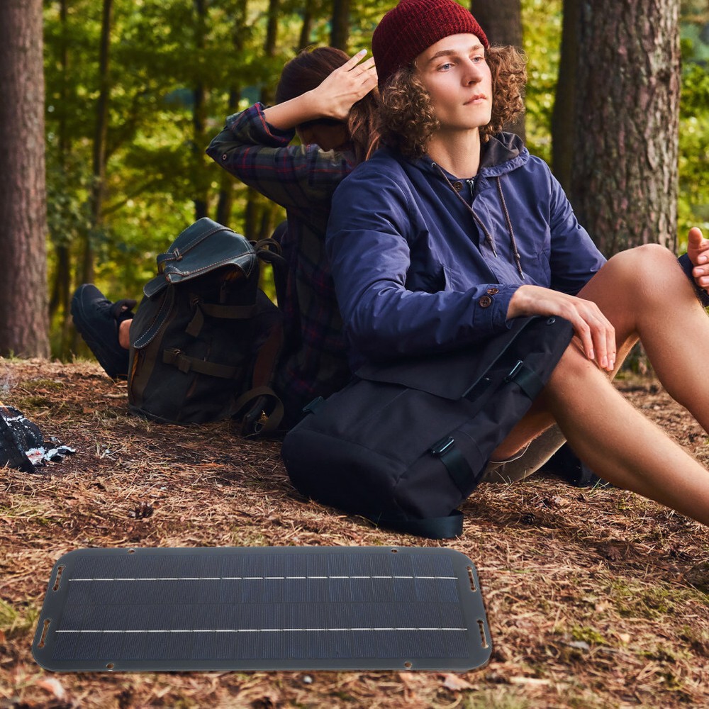 Solar-Powered Portable Charger with High-Capacity Battery  