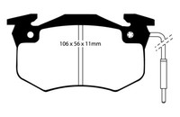 EBC B04 Bremsen Kit Hinten BeläGe Scheiben FüR Renault 19 Clio 1 2
