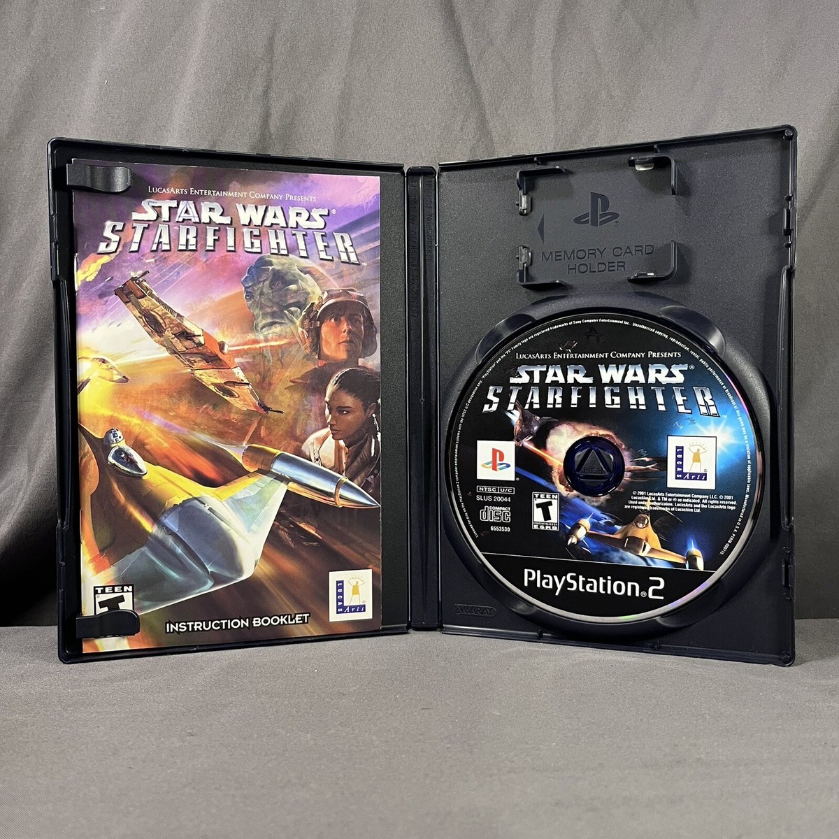 Star Wars Starfighter PlayStation 2 PS2 Greatest Hits - Complete