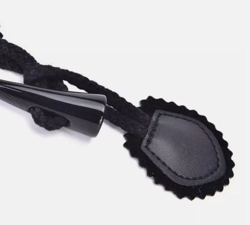 4 Pairs Leather Horn Toggle Closure Buttons Coat for Duffle Shawl Clothes - image 2 of 4