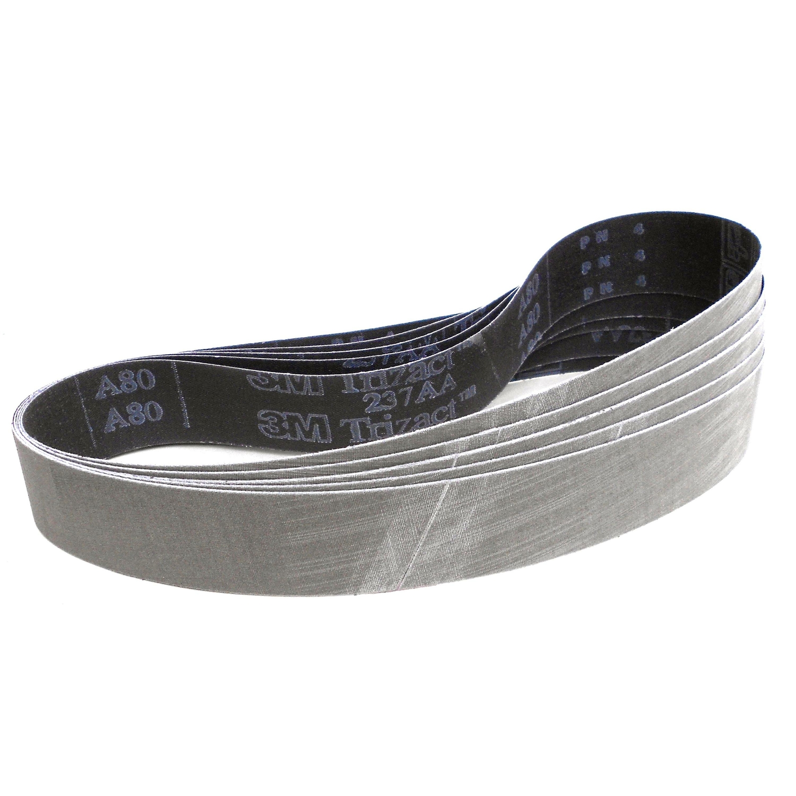 10 Nastri Abrasivi In Tessuto, 75 X 533 , Grana 240, Per Levigatrice A Nastro, Carta Vetrata