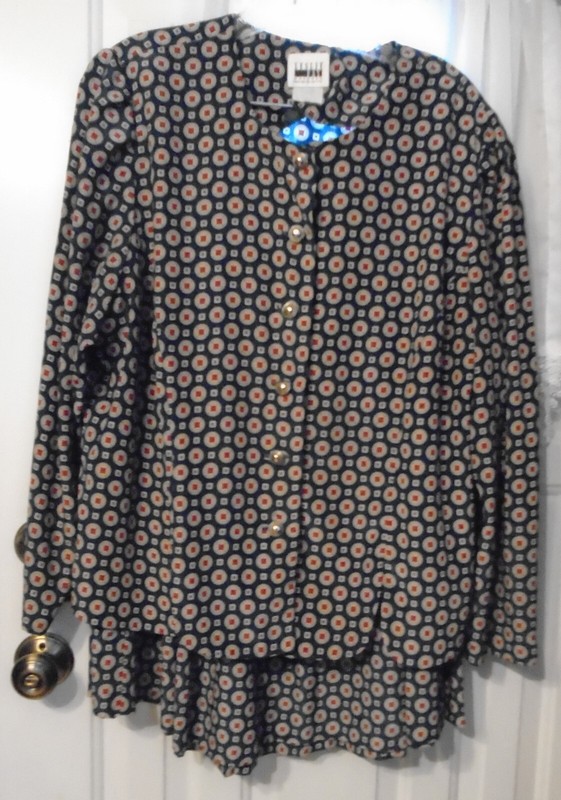 LESLIE FAY DRESS SET     TOP AND SKIRT  SIZE  20W  LONG SLEEVE