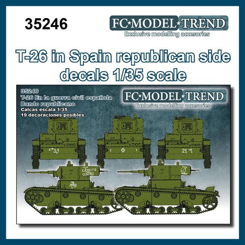 Calcas vehículos españoles FCModelTrend/FCModelTips escala 1/35* - Imagen 32 de 34