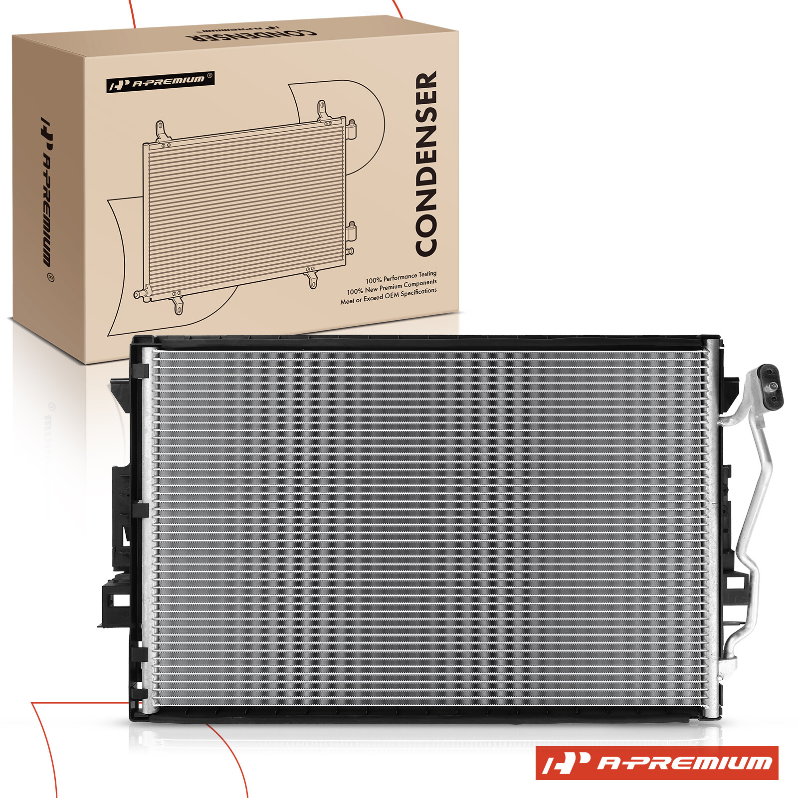 AC Condenser with Receiver Drier for Mercedes-Benz C230 C240 C320 C32 AC Condenser with Receiver Drier for Mercedes-Benz C230 C240 C320 C32