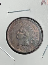 1904 Indian Cent..  Extremely Fine...RED BROWN EXCELLENT DETIALS