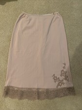 Vintage Gossard Artemis Nylon Half Slip Lace Trimmed Size 26 Average