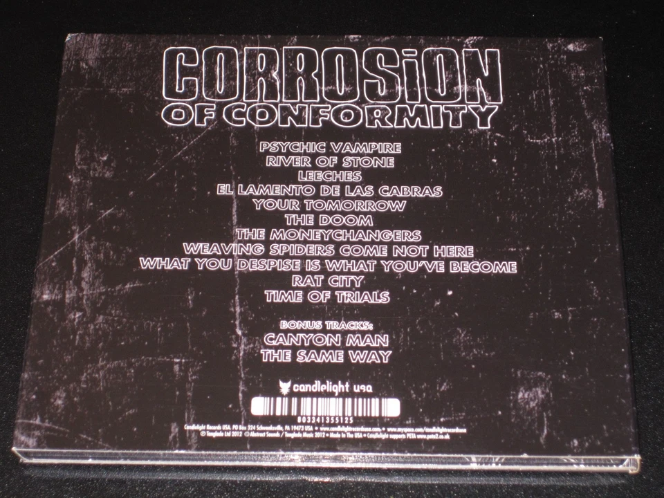 Corrosion Of Conformity: S/T Self Same Limited CD 2012 COC Bonus Tracks Digipak - Image 2 of 2