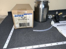 Binks 80-511 Stainless Steel 1 Quart Pressure Cup With Regulator Binks 80-511 Stainless Steel 1 Quart Pressure Cup With Regulator