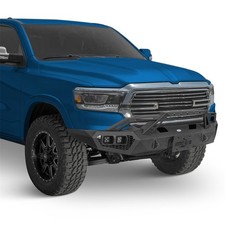 Front Bumper For 2019-2024 Ram 1500 Wgrille Guard Winch Plate Led Lights Front Bumper For 2019-2024 Ram 1500 Wgrille Guard Winch Plate Led Lights