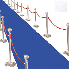 Royal Blue Carpet Runner for Party,140Gsm 2.6Ftx15Ft Carpet Party Decorations, R