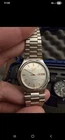 Vintage 1986 Seiko 5 Automatic 7009-3170 Day Date Silver Dial Japan Men's Watch