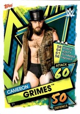 2021 Topps # 27 Cameron Grimes Attax Slam Card