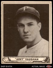 1940 Play Ball #107 Arky Vaughan Pirates HOF 4 - VG/EX