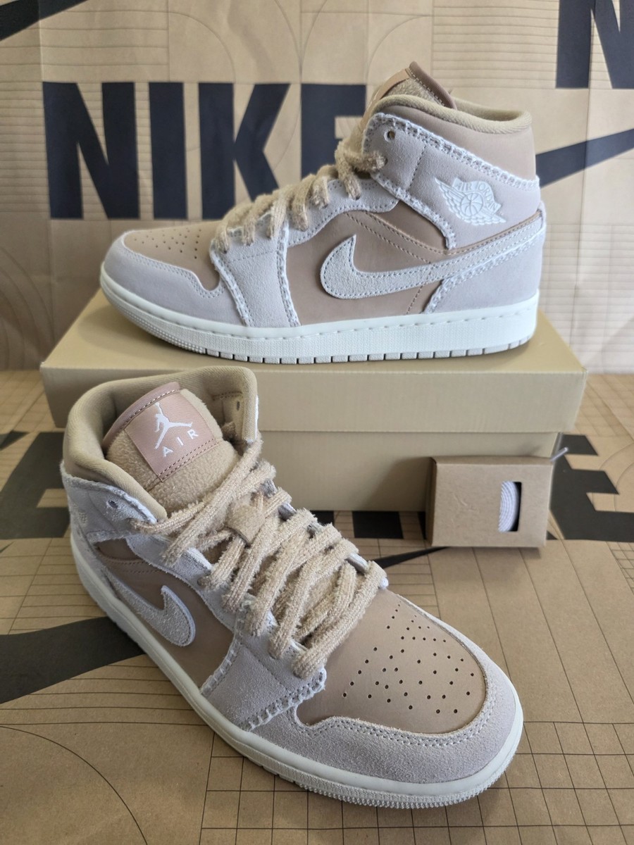 Nike Air Jordan 1 Mid SE Cozy Girl HV4269-200 Women's Size 9 | eBay