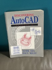 Discovering AutoCAD Release 12 Mark Dix, Paul Riley Softcover, Lightly Used