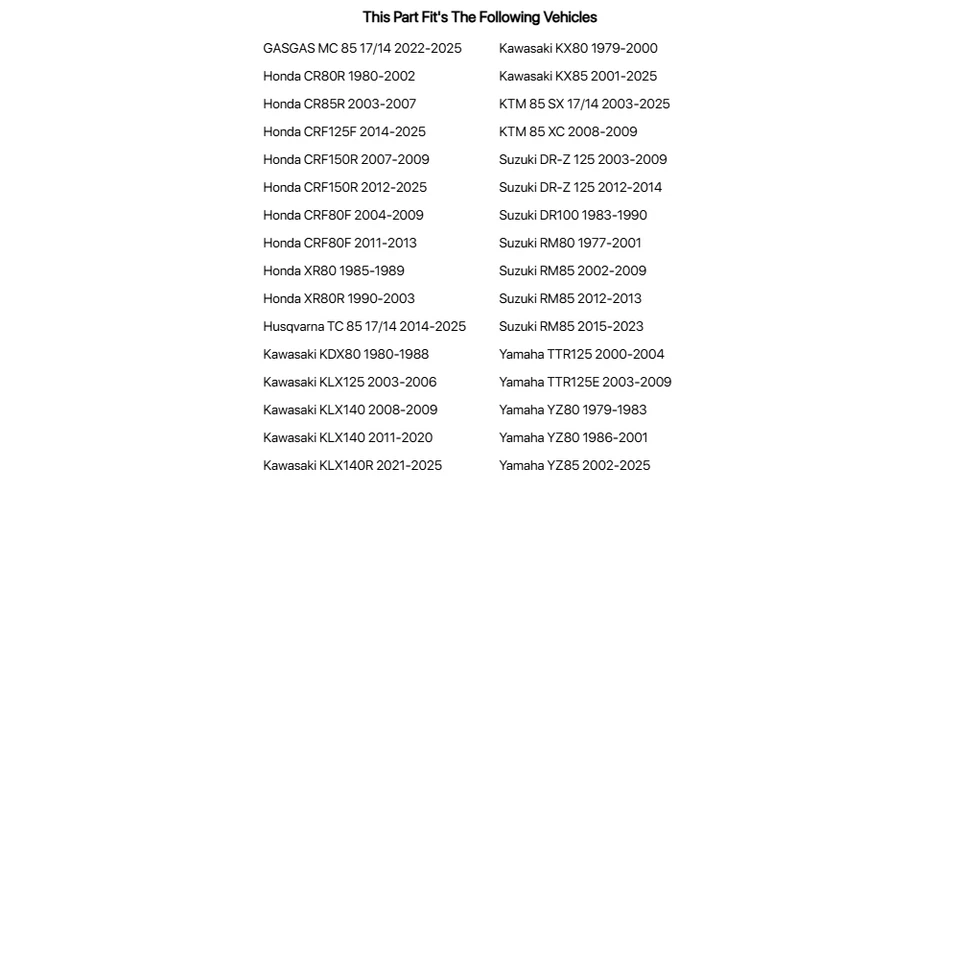 Tubo Bridgestone estándar para motocicleta 90/100x14 para HONDA CRF150R 2007-09,2012-24 Foto 4 de 4