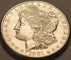 1881-S Morgan Silver Dollar AU/BU Strong Luster Nice Eye Appeal