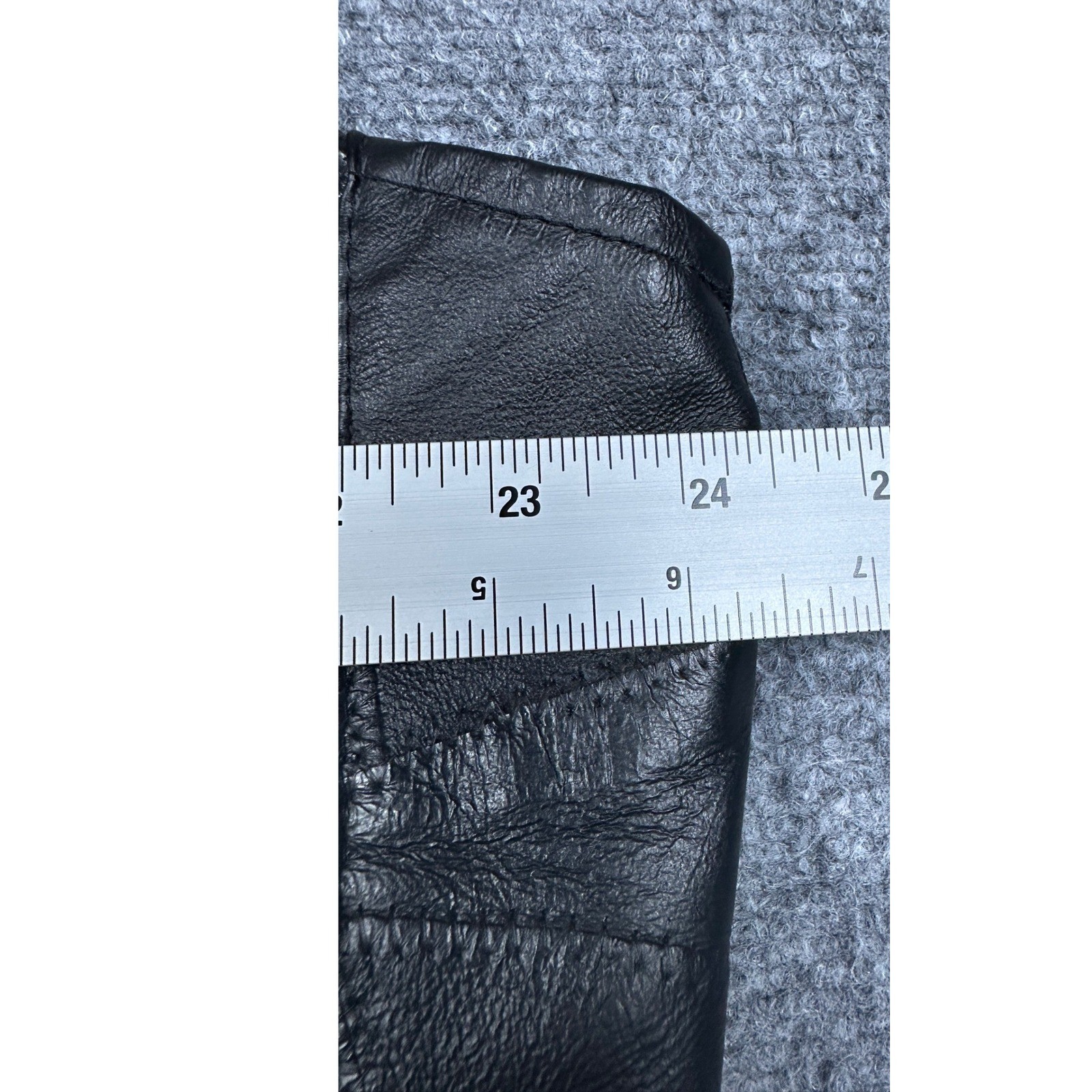 Leather Works Mens Patchwork Vest Motorcycle Bike… - image 6