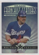 1997 Donruss Franchise Features 2349/3000 Mike Sweeney Mike Piazza #9 HOF 0y5