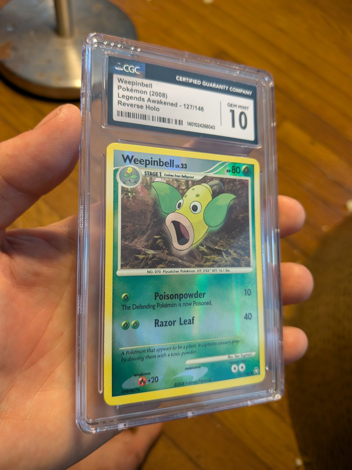 TOP POP 5) CGC 10 GEM MINT Pokemon Legends Awakened Holo