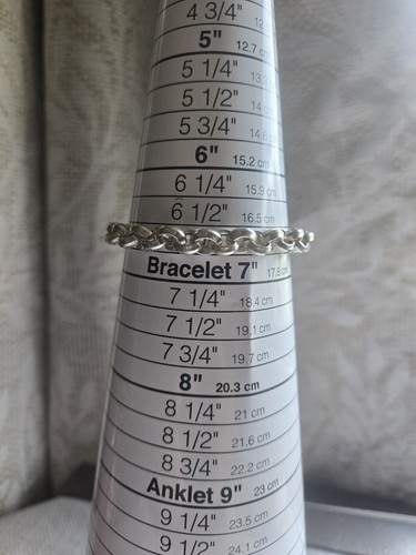 Milor Italy Sterling Silver Rolo Link Bracelet - Picture 8 of 8