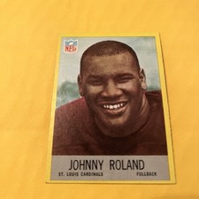 1967 Philadelphia Johnny Roland VG # 163 Rookie