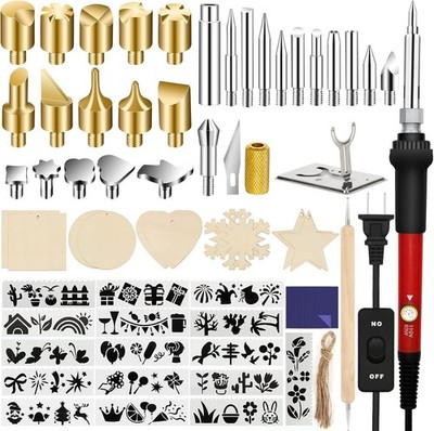 Wood Burning Kit for Beginners, 73PCS Professional Wood Burning Pen and Accessor