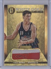 2014-15 Panini Gold Standard White Gold Threads Prime 5/25 Yao Ming #47 HOF w1a