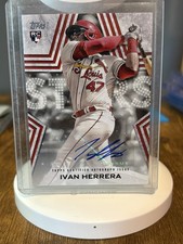 2023 Topps Stars Ivan Herrera Rookie Auto! NM Sharp Card! St. Louis Cardinals. rookie card picture