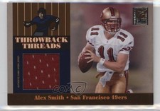 2006 Donruss Elite Throwback Threads /249 Alex Smith #TT-8 12jw