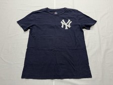 New York Yankees MLB Derek Jeter Majestic Shirt Size Youth Large 14-16 